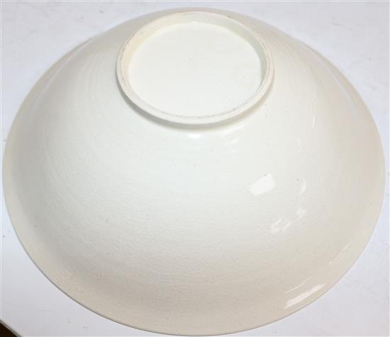 A Chinese Ding-type conical bowl, 20.8cm, with Japanese fitted wood box